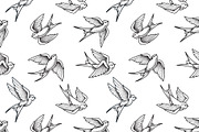 Old School Tattoo Birds, an Animal Illustration by Vecster (Thumbnail 7 of 9)