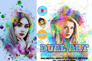 Dual Art Photoshop Action