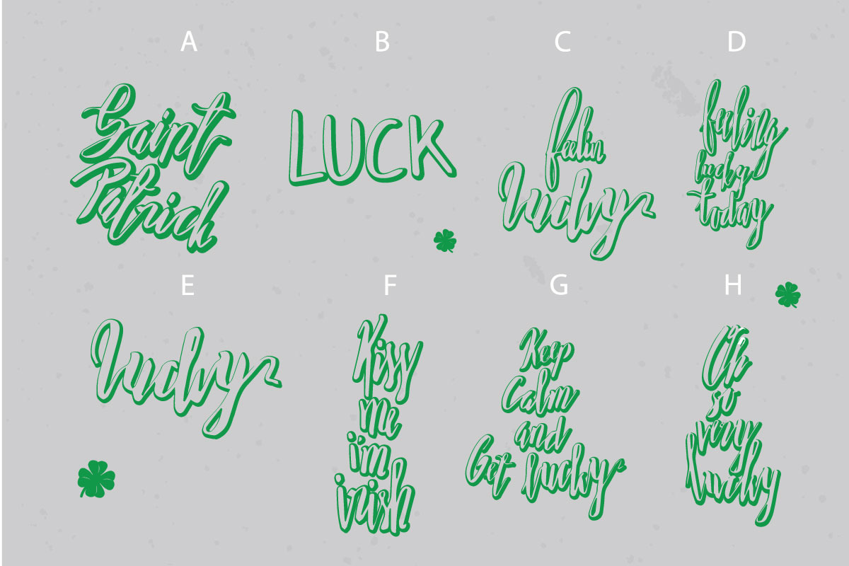 Lucky Prince Lettering Dingbats preview 2
