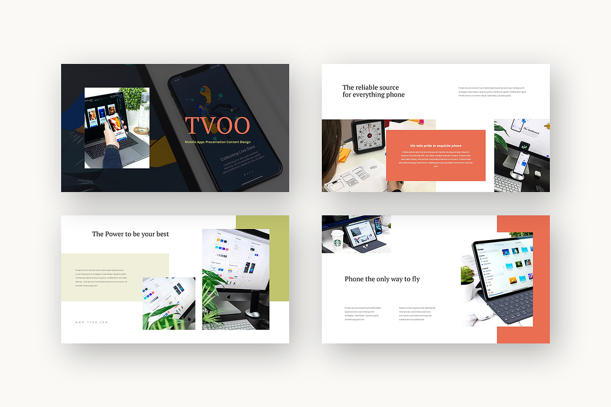 Tvoo : Mobile App Google Slides, a Presentation Template by Punkl Camp (Photo 2 of 16)