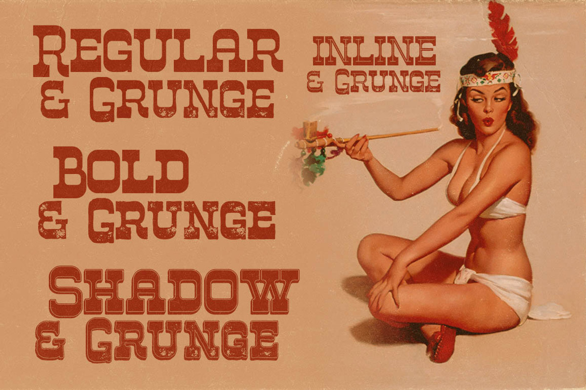 Westwood - Funny Western Font preview 2