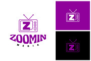 Z letter retro tv television logo, a Branding & Logo Template by Atlantis X Nurman Arbai (Thumbnail 2 of 2)
