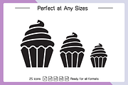 Dessert and Cake Icons Set, a Solid Icon by Designfour (Thumbnail 4 of 6)