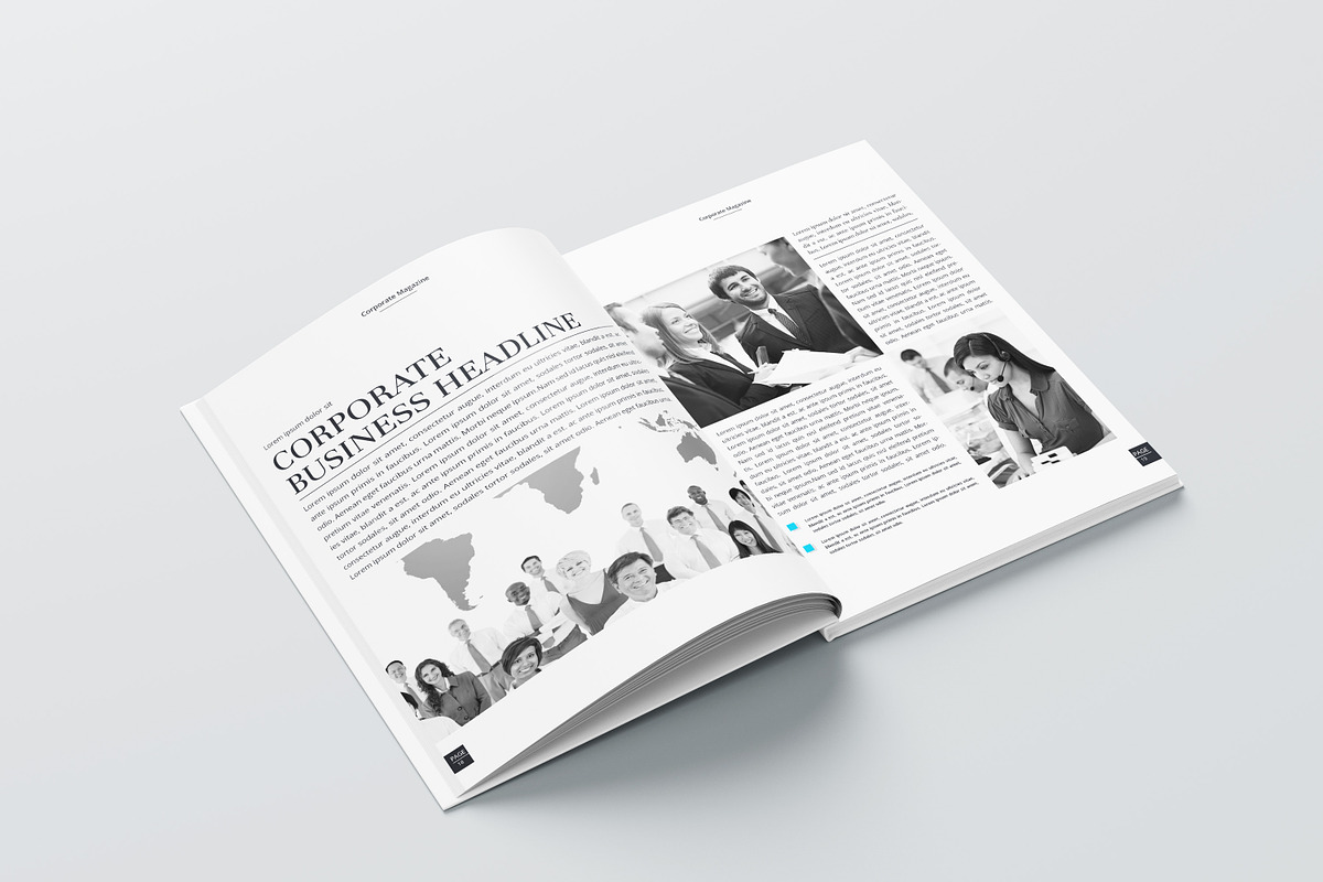 Business Magazine | Word & InDesign, a Magazine Template by obidullah_01 (Photo 12 of 14)