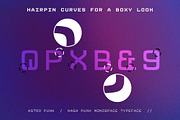 Astro Punk - NASA Punk Mono Font, a Sans Serif Font by Parker Creative (Thumbnail 4 of 9)