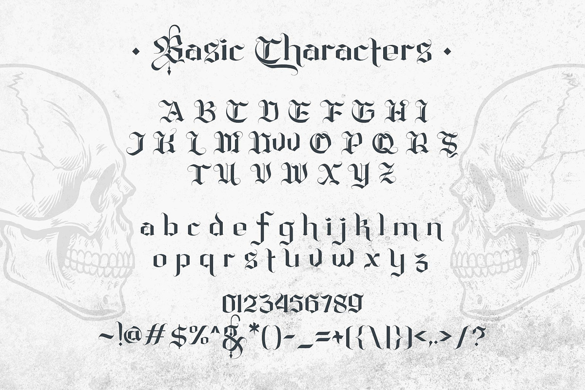 Ghelisyah Typeface, a Blackletter Font by alit design (Photo 14 of 15)