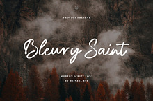 Bleury Saint Modern Script Font