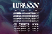 UltraDison, a Sans Serif Font by Auliacreative (Thumbnail 1 of 5)