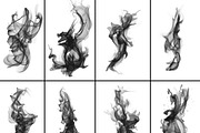 Smoke Photoshop Brushes, a Brush Add-On by MRI STUDIO (Thumbnail 4 of 19)