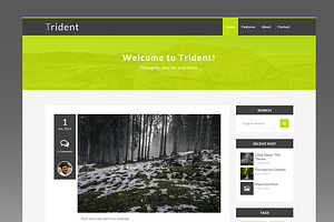 Trident - Minimal Ghost Blog Theme