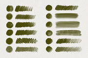 27 Textured Pencil Brushes Procreate, a Brush Add-On by Moon House Shop (Thumbnail 7 of 7)