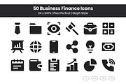 50 Business Finance - Glyph, a Solid Icon by Kmg Design (Thumbnail 1 of 2)