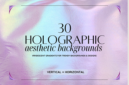 Holographic textures & backgrounds, a Background Graphic by the White Rabbit Studio