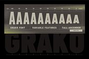 Grako - Bold Condensed Variable Font, a Sans Serif Font by Drizy (Thumbnail 3 of 9)