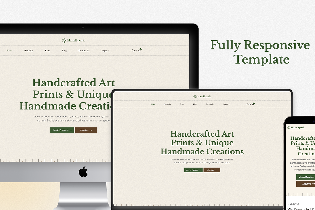 HandSpark-Crafts Store HTML Template, a HTML Template by TNCFlow (Photo 5 of 5)
