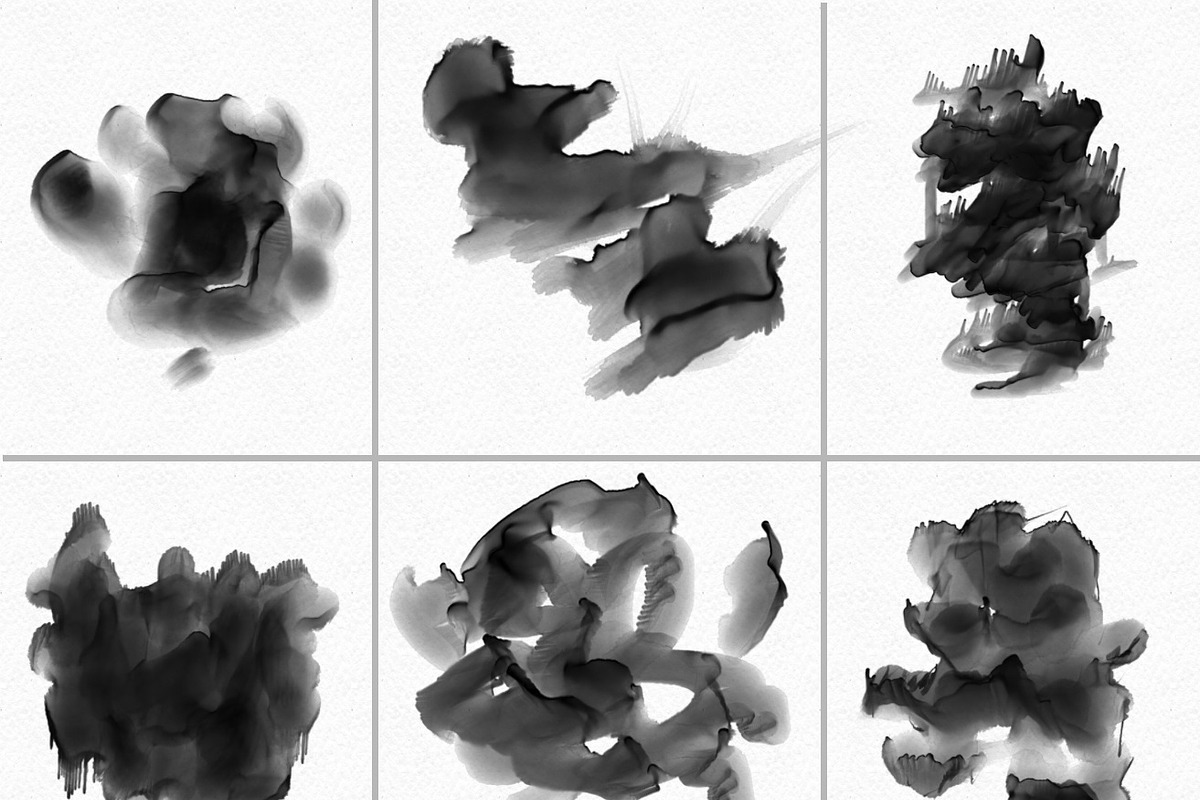Water color Photoshop Brush Set-5, a Brush Add-On by MRI STUDIO (Photo 5 of 10)
