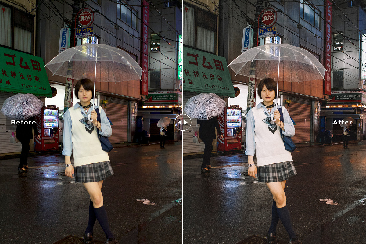 Tokyo Lightroom Presets Pack, an Action Add-On by Creativetacos (Photo 4 of 6)