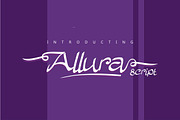 ALLURA, a Handwritten Font by Barkah (Thumbnail 1 of 9)
