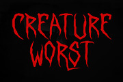 Maszell Horror Display Font, a Handwritten Font by Maulana Creative (Thumbnail 3 of 7)