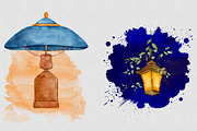 Watercolor Soft Ligts collection, a Decorative Illustration by Aurella Art (Thumbnail 12 of 13)