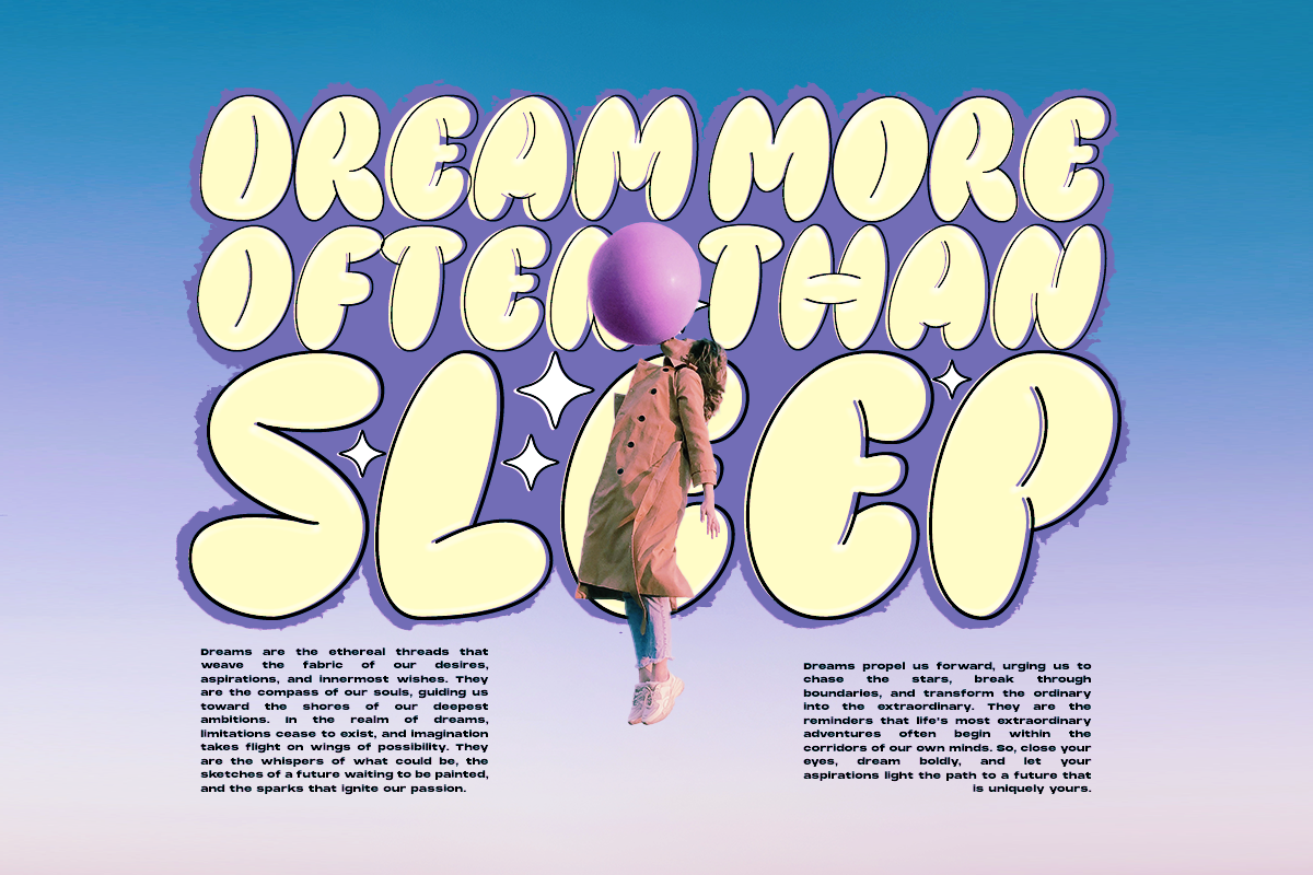Graphy - Bubble Family Font, a Handwritten Font by Dharmas Foundry (Photo 8 of 13)