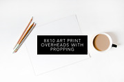 5 Blank Overhead 8x10 Art Prints, a Print Template by Nicole Cicak (Thumbnail 1 of 3)