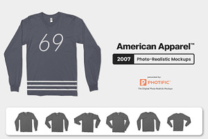 American Apparel 2007 Shirt Mockups