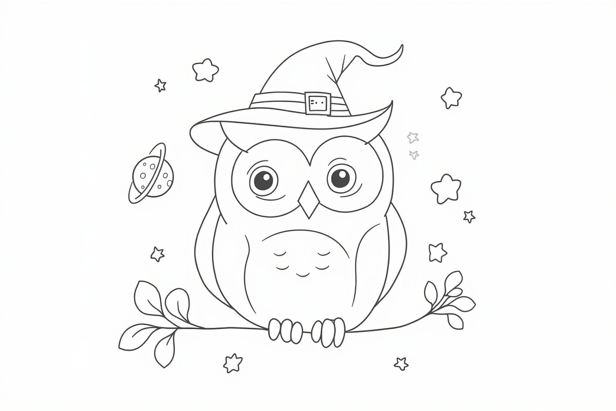 Halloween Coloring Book Set Pack, an Illustration by Creativeshirt (Photo 12 of 19)