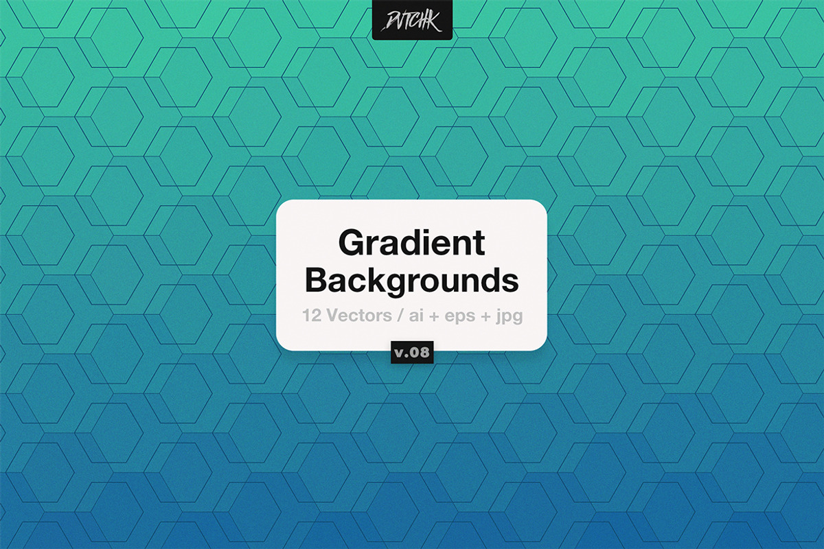 Gradient Hexagonal Backgrounds | V08, a Background Graphic by dvtchk (Photo 2 of 6)
