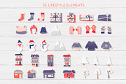Christmas postcards, map creator, an Animal Illustration by Mariia Kovalchuk (Thumbnail 5 of 10)