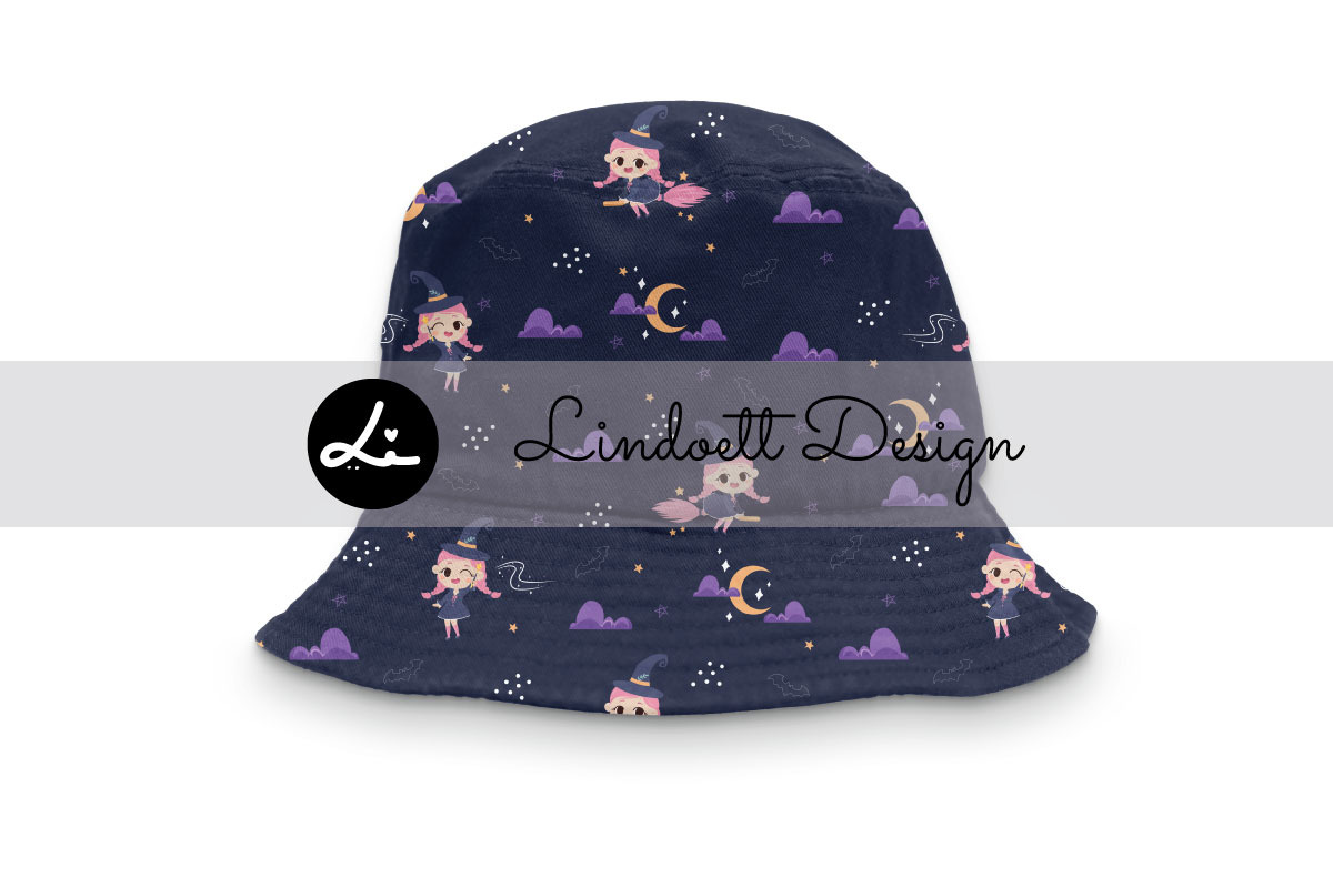 Cute witch seamless pattern, a Pattern Graphic by lindoet23 (Photo 3 of 3)