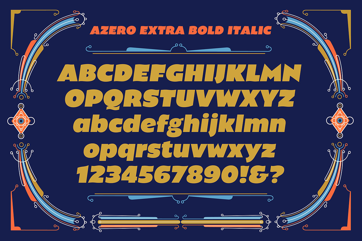 Azero Font Family, a Sans Serif Font by Mysterylab Designs (Photo 7 of 9)