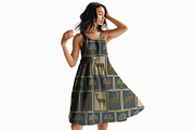 Vintage Deer Geometric Pattern, a Pattern Graphic by StudioGlouna (Thumbnail 8 of 9)