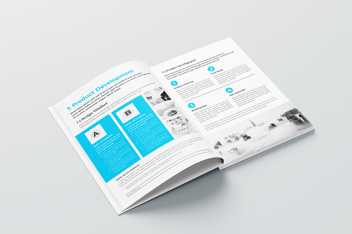 White Paper | Canva, Word, & Indd, a Brochure Template by obayes (Photo 22 of 30)