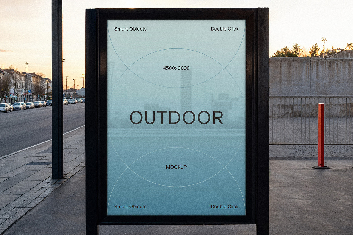 Outdoor Sign Banner Mockup, a Mockup by Design Squad (Photo 3 of 4)