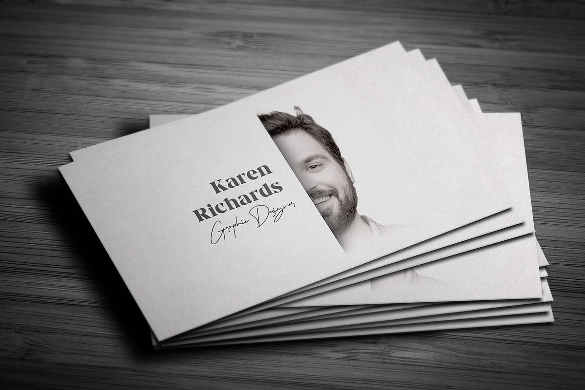 Creative Elegant Business Card, a Business Card Template by Saman Osama (Photo 2 of 7)