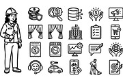 Professional Business Icon Set, an Illustration by designvectx (Thumbnail 2 of 3)