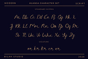 Huansa Modern Script Font, a Script Font by Bilahstudio (Thumbnail 10 of 11)