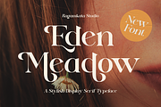 Eden Meadow - Stylish Serif Font, a Serif Font by RagamKata (Thumbnail 1 of 11)