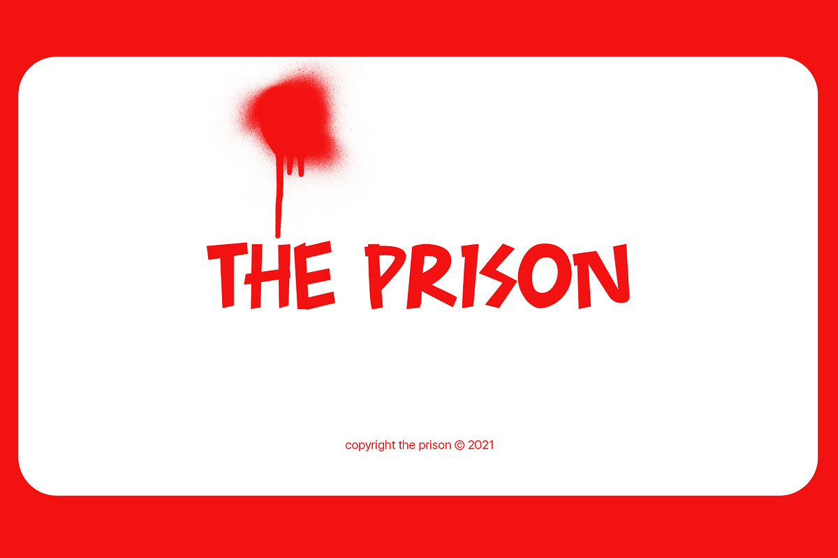 The Prison, a Font by Ryan Rivaldo Vierra (Photo 1 of 6)