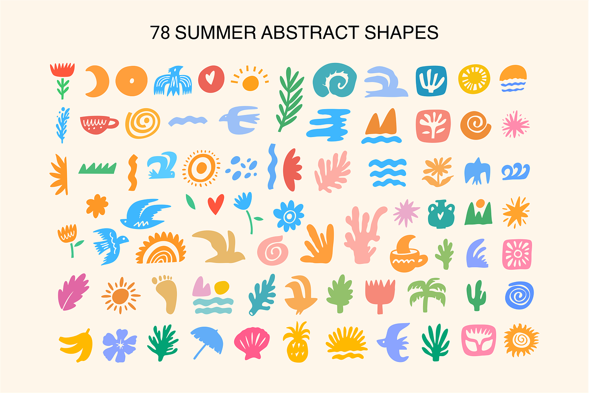 Summer Illustrations & Doodles Set, a Seasonal Illustration by Oktyabr (Photo 2 of 10)