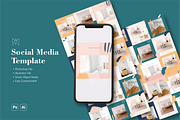 Social Media Template Vol 1, a Social Media Template by AM studio (Thumbnail 1 of 2)
