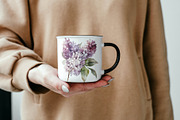 Lilac Flowers watercolour, an Illustration by TheCuteShop (Thumbnail 4 of 7)