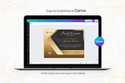 Canva Certificate Template, a Stationery Template by DesignDevisers (Thumbnail 7 of 9)