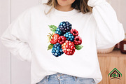 Watercolor Berries Clipart, an Illustration by Craft Nest (Thumbnail 8 of 12)