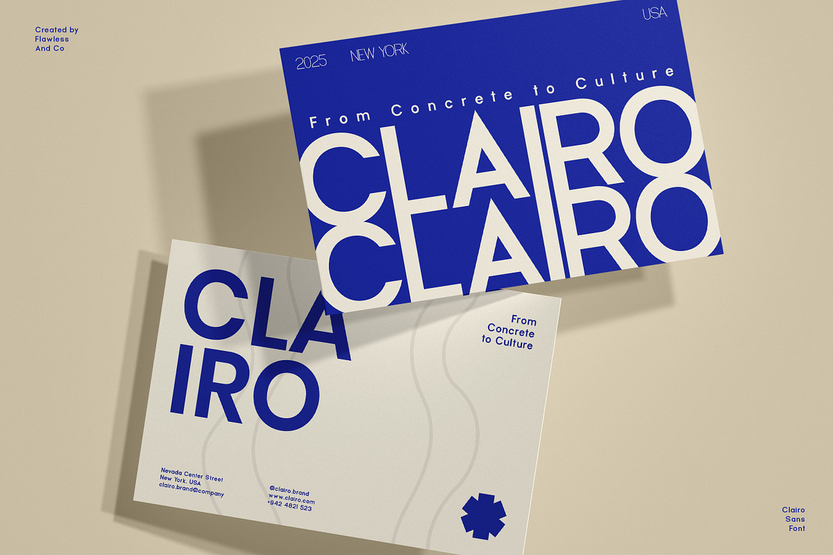 Clairo Sans, a Sans Serif Font by Flawless And Co (Photo 4 of 10)
