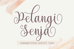 Pelangi Senja Script - Handwritten