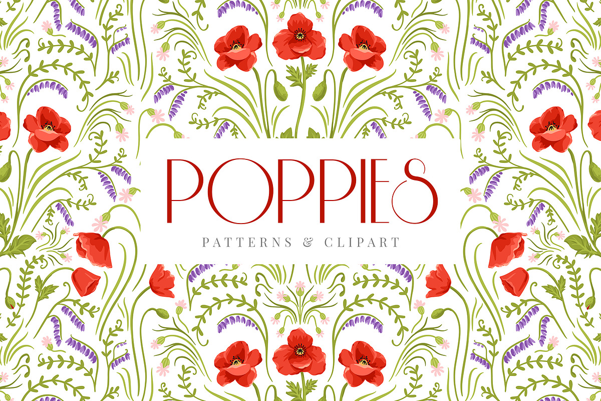 Floral BUNDLE - 9 collections, a Decorative Illustration by Inna Moreva (Photo 10 of 10)