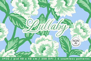 Lullaby, a Pattern Graphic by emeraldthue