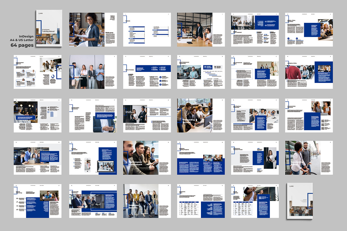 Employee Training Manual Template, a Brochure Template by StockInDesign (Photo 11 of 11)